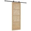 vidaXL Liukuovi ORKDAL Luonnollinen 83 x 232 cm T&auml;ysi m&auml;nty