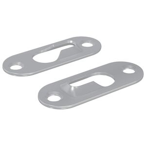 vidaXL Avainreikaripustin 2 kpl Hopea 45 x 16 x 3.5 mm Rauta
