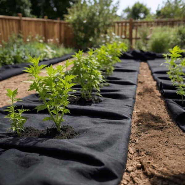 vidaXL Geotekstiilikalvo musta 1 x 10 m polyesterikuitu