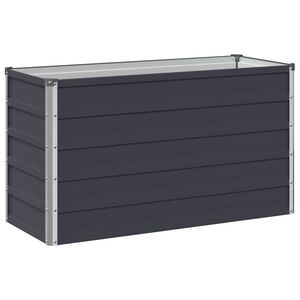 vidaXL Kohotettu Puutarhapes&auml; Antrasiitti 100 x 40 x 55 cm