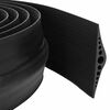 vidaXL Ty&ouml;kaluv&auml;yl&auml;n lattia-tiiviste Musta 155 x 28 mm 1 m EPDM-kumi