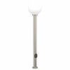 vidaXL Pollarivalaisin pistorasialla 120 cm ruostumaton ter&auml;s IP44