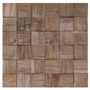 vidaXL Sein&auml;paneeli 11 kpl Luonnollinen 30 x 30 x 2 cm