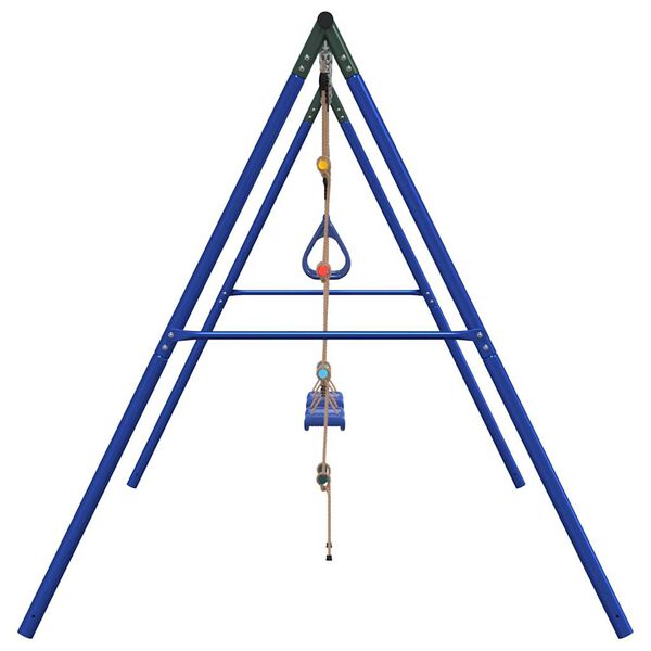 vidaXL Ulkokeinusarja keinuilla, trapetsilla ja tikkailla