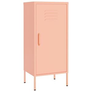 vidaXL Varastokaappi pinkki 42,5x35x101,5 cm ter&auml;s