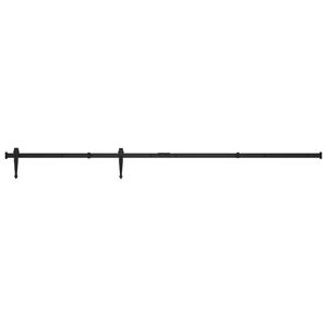 vidaXL Kaapin liukuoven asennussarja mini hiiliter&auml;s 183 cm