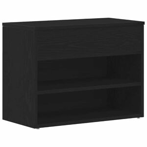 vidaXL Kenk&auml;penkki 60 x 30 x 45 cm Tekninen puu Musta tammi.