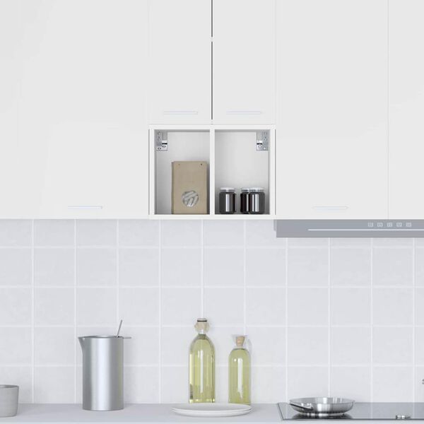 vidaXL Henkarikaappi Valkoinen 30 x 29,5 x 40 cm Tekninen puu