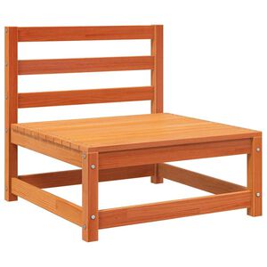vidaXL K&auml;sinojaton puutarhansohva vahanruskea 70x70x67 cm t&auml;ysi m&auml;nty