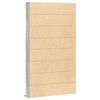 vidaXL CD-hylly harmaa Sonoma 102x23x177,5 cm tekninen puu