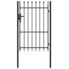 vidaXL Aitausportti BOXTEL 103 x 200 cm Jauhemaalattu Ter&auml;s Harmaa