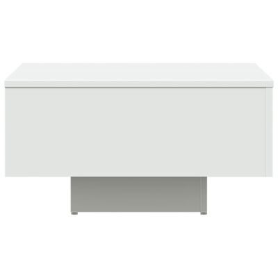 vidaXL Sohvapöytä valkoinen 60x60x31,5 cm lastulevy
