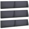 vidaXL Pato 6 kpl 100 x 12 x 30 cm Ter&auml;s Antrasiitti