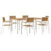 vidaXL Ulkoterassitarjotin 7 kpl 180 x 90 x 75 cm