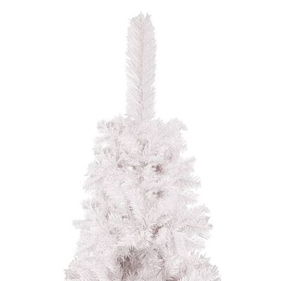 vidaXL Ohut joulukuusi valkoinen 120 cm