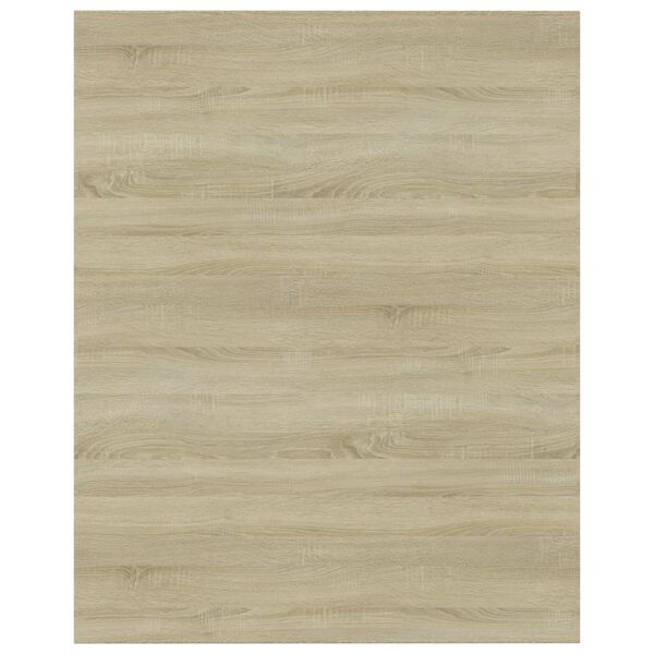 vidaXL Kirjahyllytasot 8 kpl Sonoma tammi 40x50x1,5 cm lastulevy