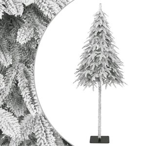 vidaXL Tekojoulukuusi lumihuurteella 150 cm