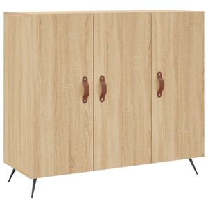 vidaXL Senkki Sonoma-tammi 90x34x80 cm tekninen puu