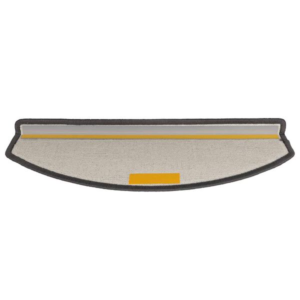 vidaXL Porrasmatot 30 kpl 65x24x4 cm tummanharmaa puolipyöreä suuri