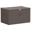 vidaXL S&auml;ilytyslaatikko Kuitukangas 60 x 43 x 35 cm 90,3 L Harmaa