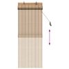 vidaXL Rullaverho verhoilla Luonto 60 x 160 cm Bambu