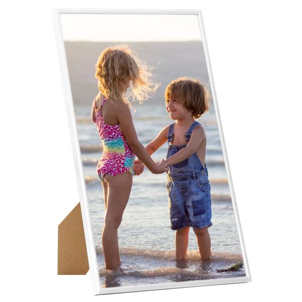 vidaXL Valokuvakehyskollaasi 3 kpl pöydälle valk. 13x18cm MDF