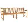 vidaXL Puutarhapenkki 228 cm t&auml;ysi tiikki