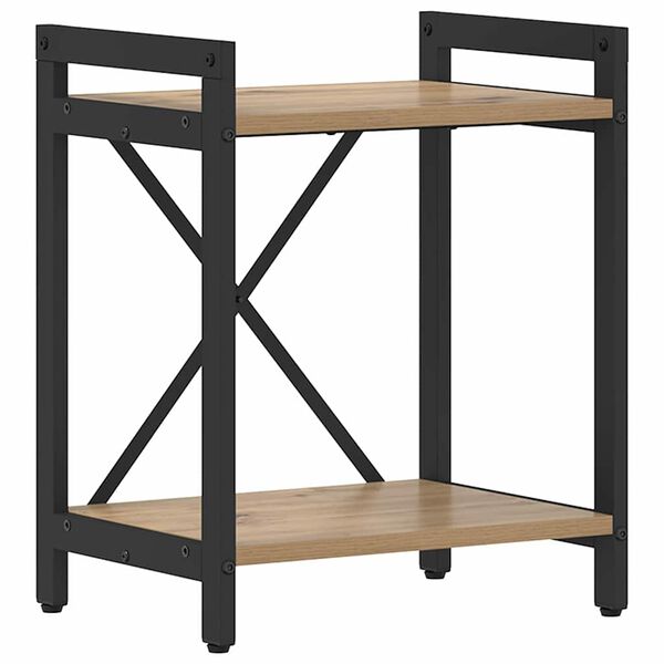 vidaXL Kirjahylly Artisan tammi 40 x 30 x 50 cm Tekninen puu