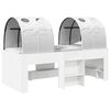 vidaXL S&auml;nky Tunnelilla 4 pcs valkoinen Tekninen puu