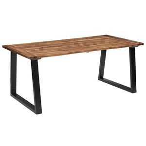 vidaXL Ruokap&ouml;yt&auml; t&auml;ysi akaasiapuu 180x90 cm