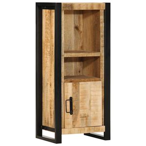 vidaXL Kylpyhuonekaappi 40x30x90 cm Massiivipuuta Karkea Mango