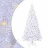 vidaXL Tekojoulukuusi 300 LED-valoilla Valkoinen 210 cm PVC ja ter&auml;s