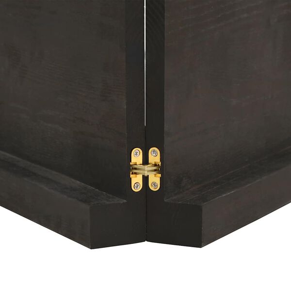 vidaXL Pöytälevy ruskea 120x60x(2-6)cm käsitelty täystammi elävä reuna