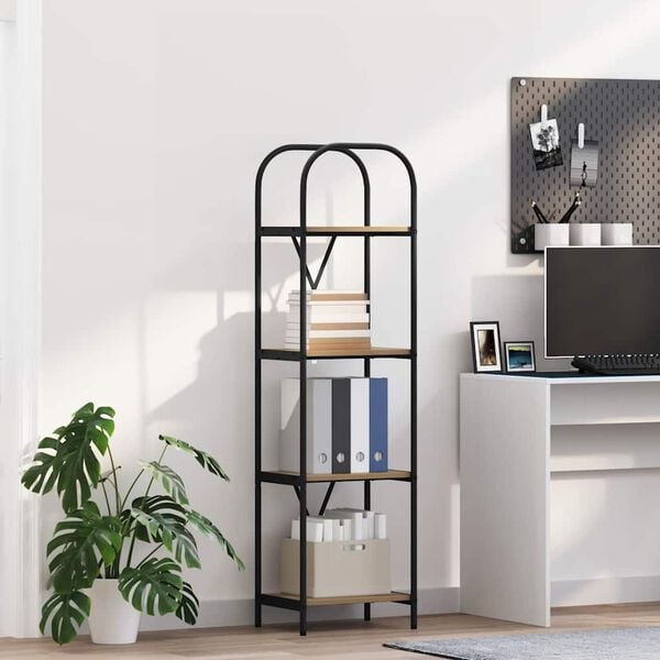 vidaXL Kirjahylly Artisan tammi 40 x 30 x 146 cm Tekninen puu