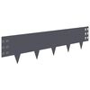 vidaXL Nurmireunus 30 kpl 100 x 25 cm Ter&auml;s Antrasiitti