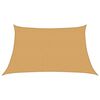 vidaXL Aurinkokenk&auml;purje 160 g/m&sup2; Puolisuunnikas hiekka 3/4x2 m HDPE