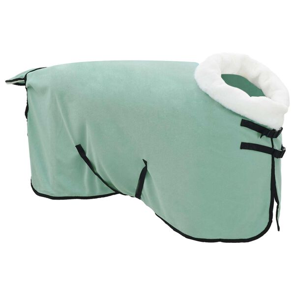 vidaXL Hevospeitto T&auml;ysi tumma vihre&auml; 75 cm Polar fleece