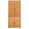 vidaXL Varastokalustesarja s&auml;ilytystilassa ovella Ruskea Tekninen puu