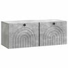 vidaXL Sein&auml;lle asennettava TV-kaappi Betoninharmaa 78,5 x 31 x 30 cm