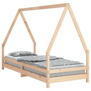 vidaXL Lasten s&auml;ngynrunko 80x200 cm t&auml;ysi m&auml;nty
