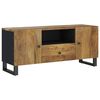 vidaXL TV-taso 105x33,5x46 cm t&auml;ysi mangopuu ja tekninen puu