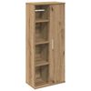 vidaXL Kylpyhuonekaappi rullatelineell&auml; Artisan Oak 39x22x90 cm