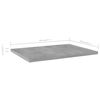 vidaXL Kirjahyllytasot 4 kpl betoninharmaa 40x30x1,5 cm tekninen puu