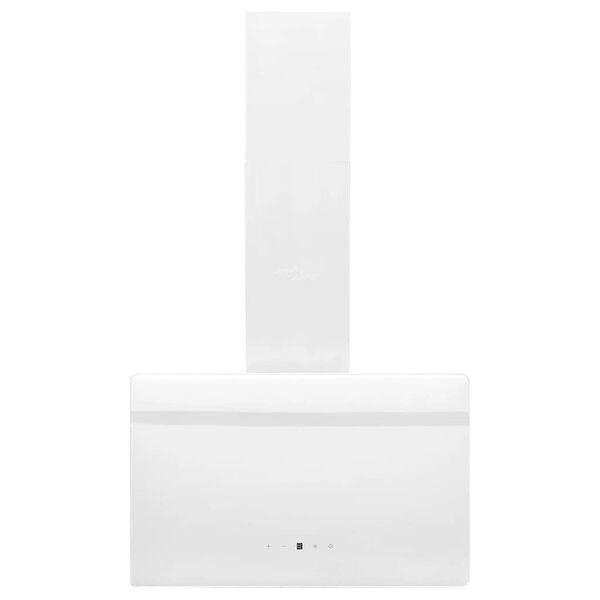 vidaXL Liesituuletin 60 cm teräs ja karkaistu lasi valkoinen