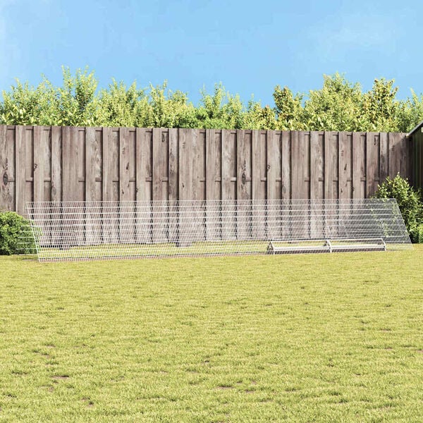 vidaXL Kanah&auml;kki Hopea 650 x 100 x 85 cm Galvanoitu ter&auml;s