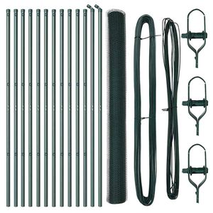 vidaXL Aitalatu Vihre&auml; 25 x 1,5 m (25 mm verkko) Ter&auml;s