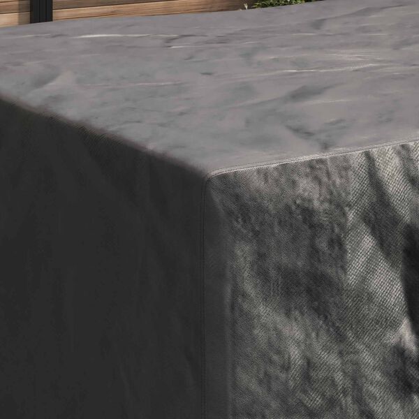 vidaXL Huonekalusuojus Yksiv&auml;rinen Musta 240 x 190 x 90 cm 600D