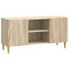 vidaXL TV-kaappi Sonoma-tammi 102 x 34,5 x 50 cm Tekninen puu