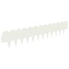 vidaXL Nurmireunus 20 pcs 103 x 20 cm Ter&auml;s valkoinen