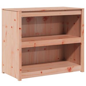 vidaXL Keitti&ouml;kaappi hyllyll&auml; MEPPEL Ruskea tammi 106 x 55 x 92 cm